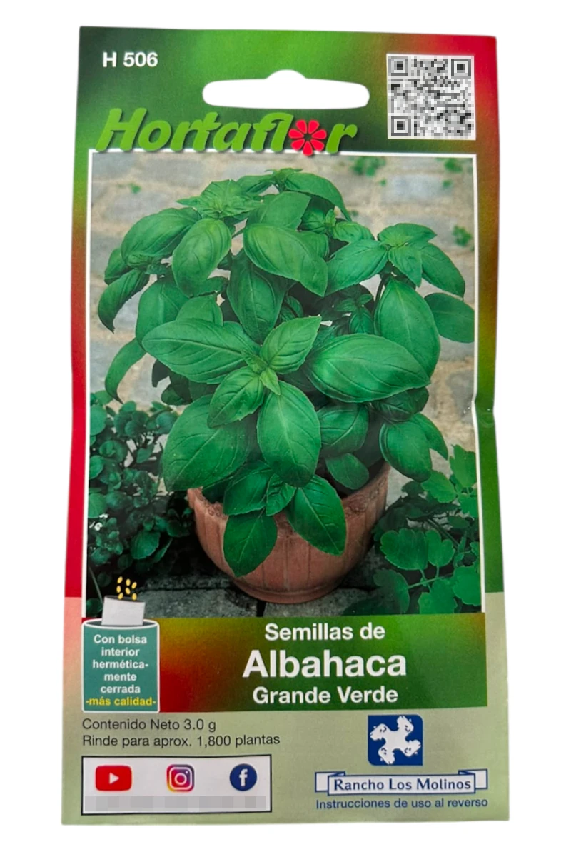 Foto de Semillas de Albahaca Grande HORTAFLOR
