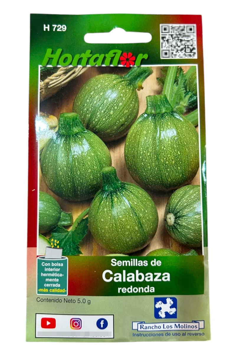 Foto de Semillas de Calabaza Redonda HORTAFLOR