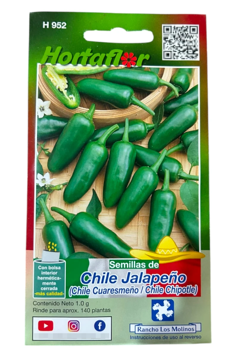 Foto de Semillas de Chile Jalapeño HORTAFLOR