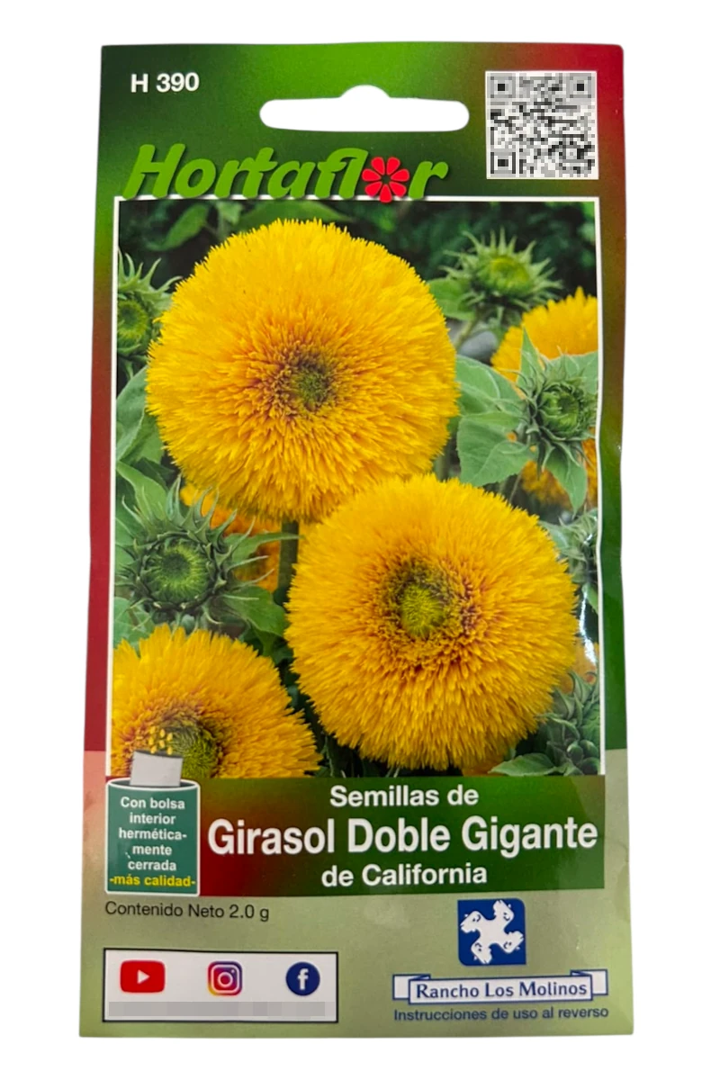 Foto de Semillas de Girasol Doble HORTAFLOR