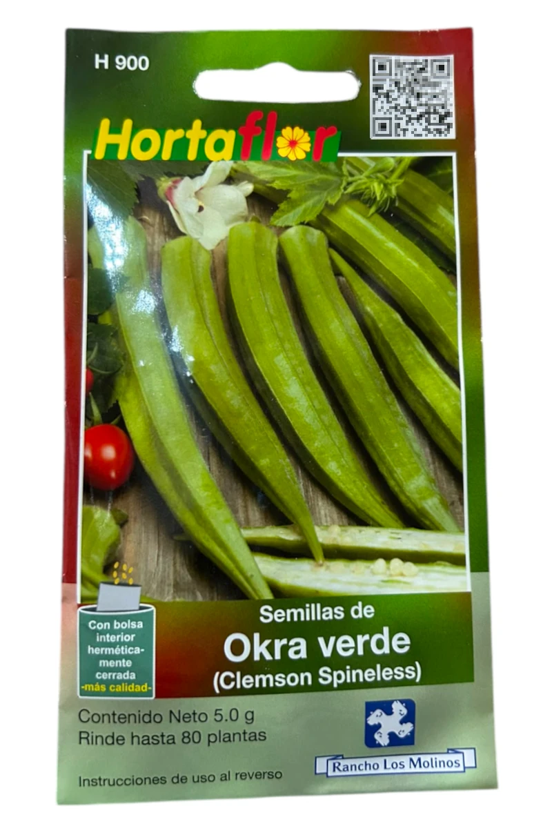 Foto de Semillas de Okra Verde HORTAFLOR