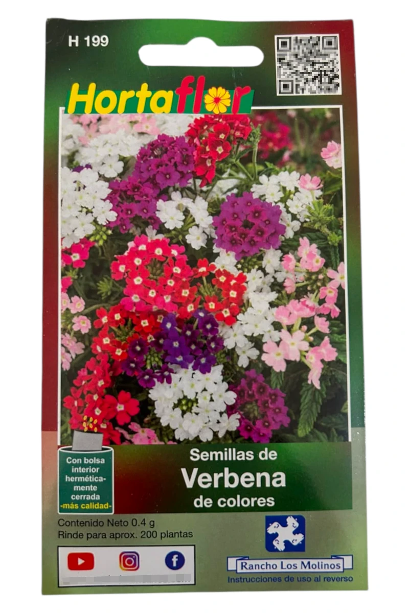 Foto de Semillas de Verbena de Colores Hortaflor