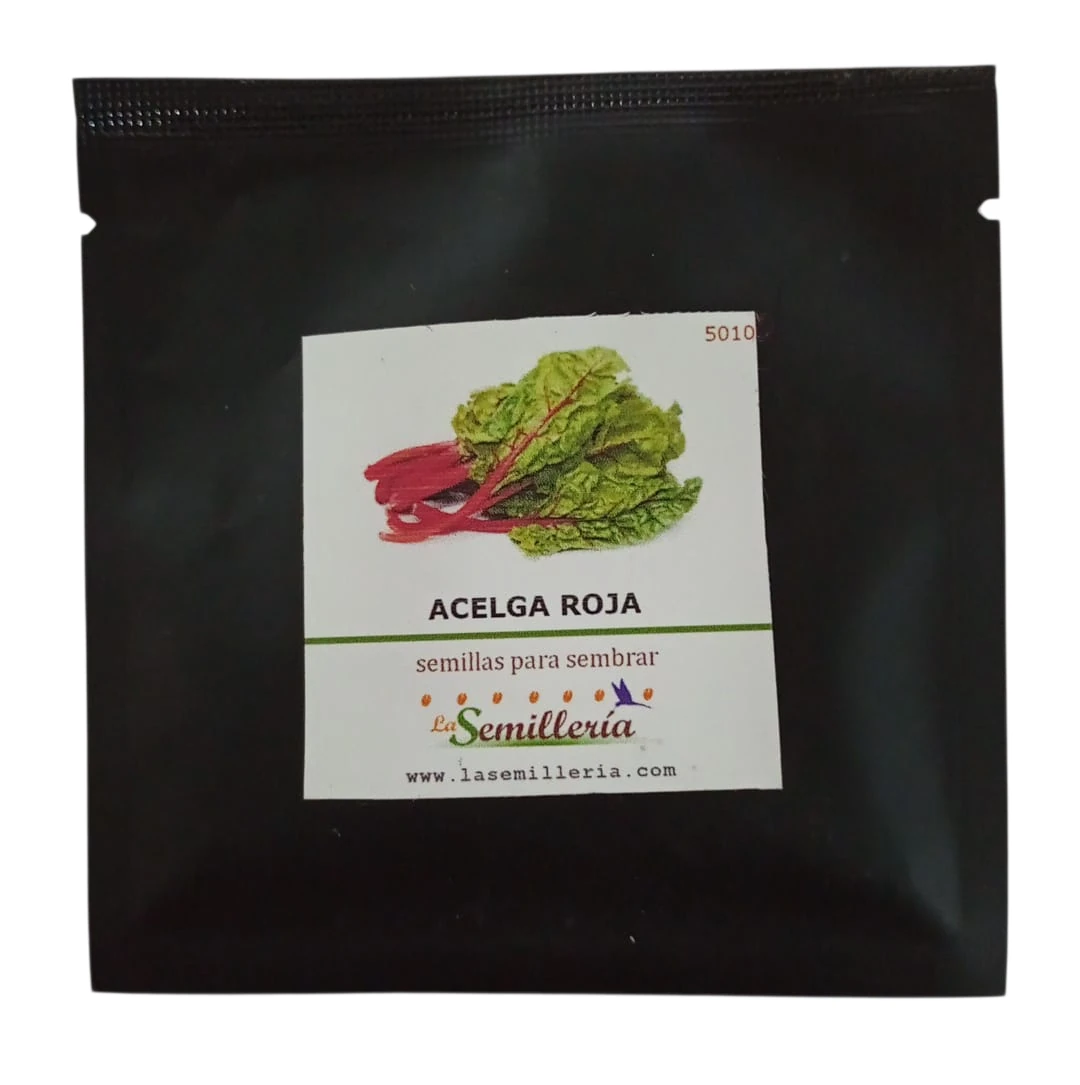 Foto de Sobre de Semillas de Acelga Roja