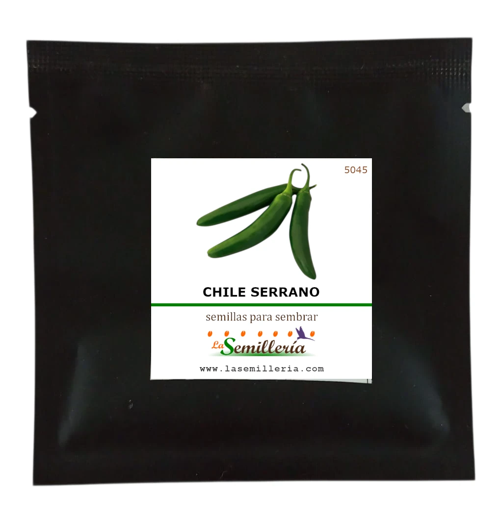Foto de Sobre de Semillas de Chile Serrano