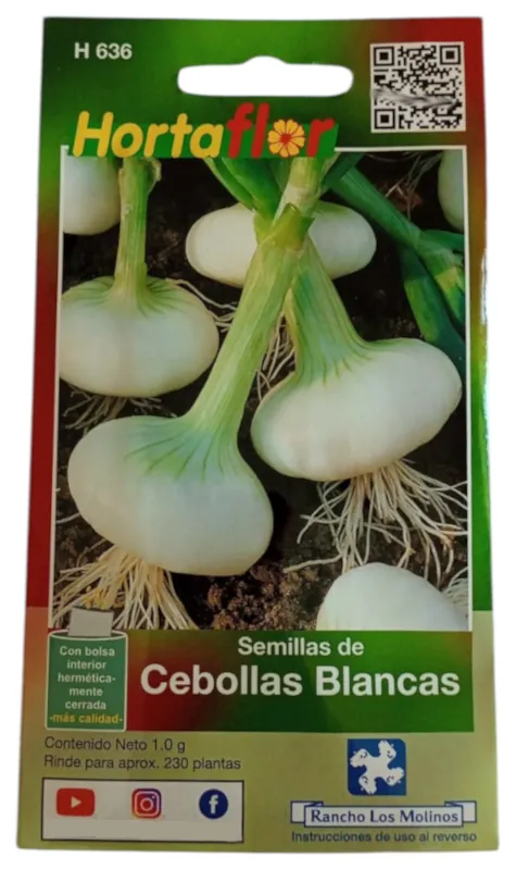 Foto de Semillas de Cebollas Blanca HORTAFLOR