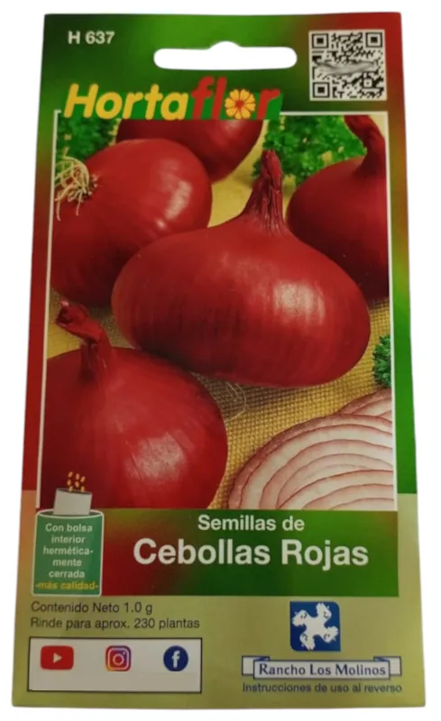 Foto de Semillas de Cebollas Roja HORTAFLOR