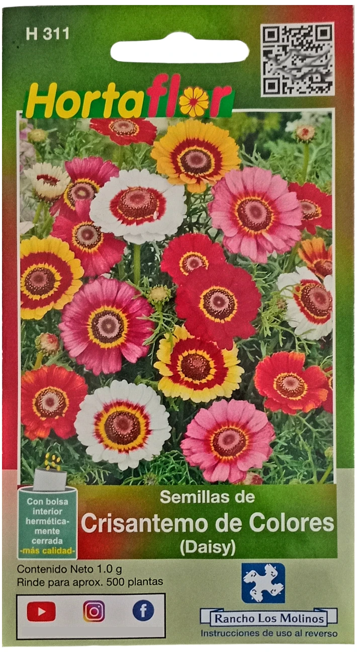 Foto de Semillas de Crisantemos de Colores HORTAFLOR