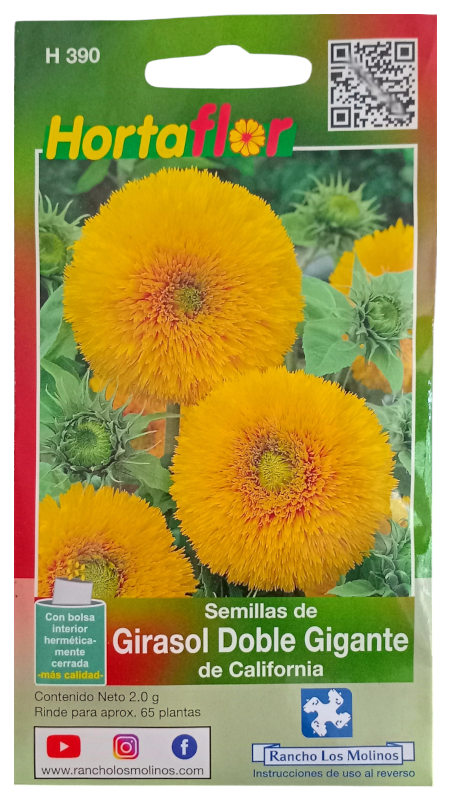 Foto de Semillas de Girasol Doble HORTAFLOR