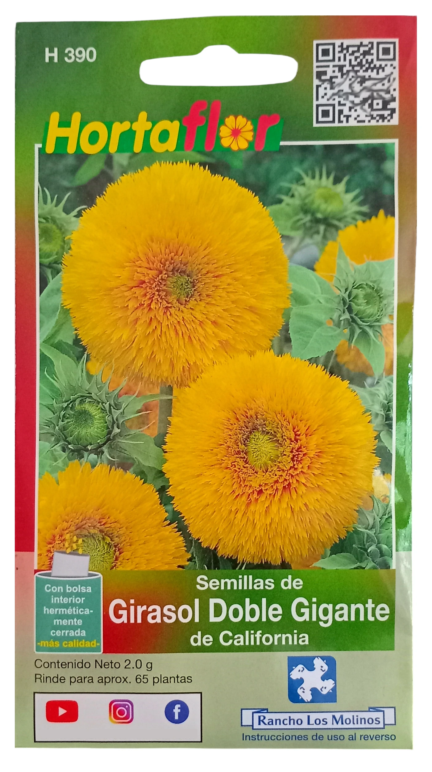 Foto de Semillas de Girasol Doble HORTAFLOR