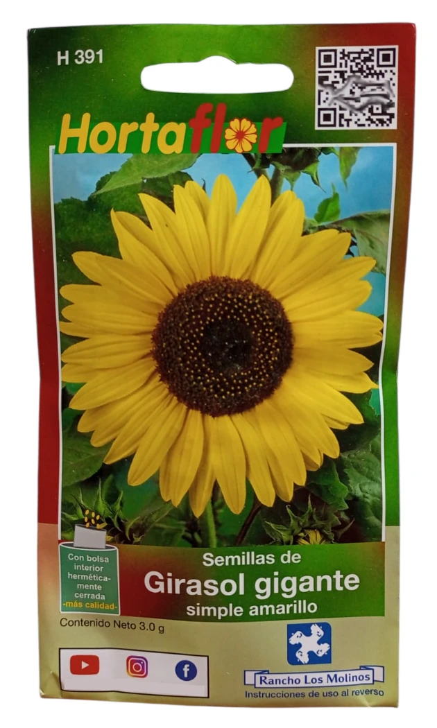 Foto de Semillas de Girasol Gigante HORTAFLOR