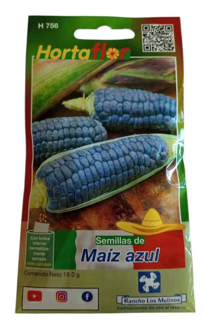 Foto de Semillas de Maiz Azul HORTAFLOR