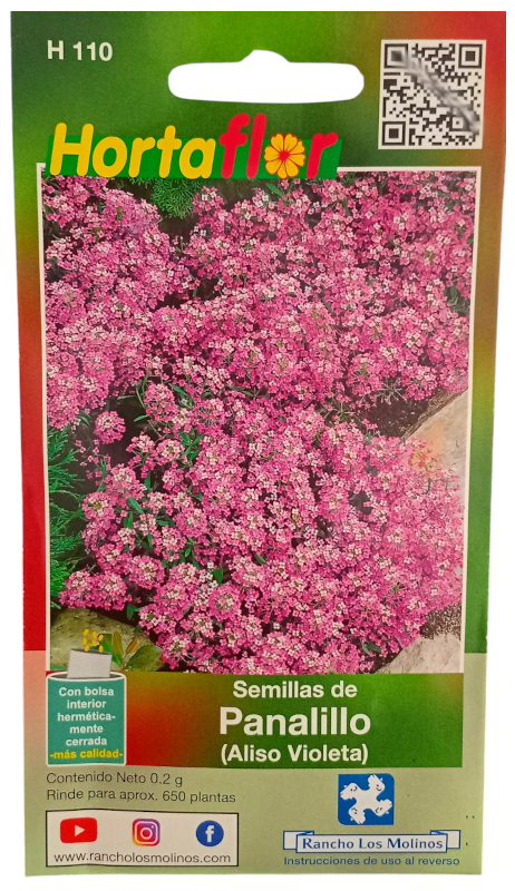 Foto de Semillas de Panalillo Violeta HORTAFLOR