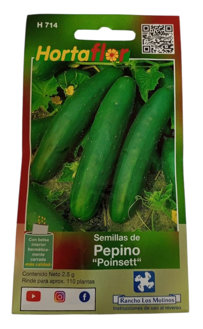 Foto de Semillas de Pepino Poinsett HORTAFLOR