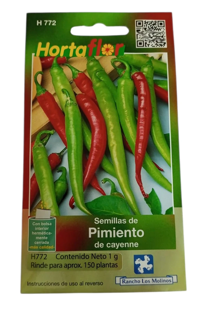 Foto de Semillas de Pimiento de Cayenne HORTAFLOR