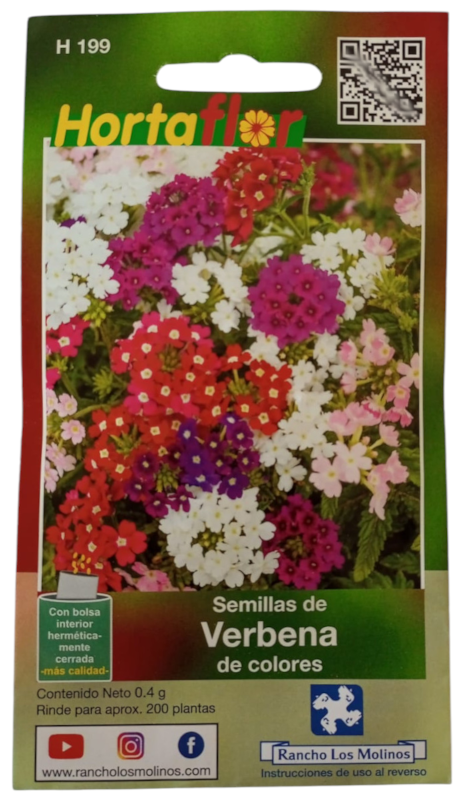 Foto de Semillas de Verbena de Colores HORTAFLOR