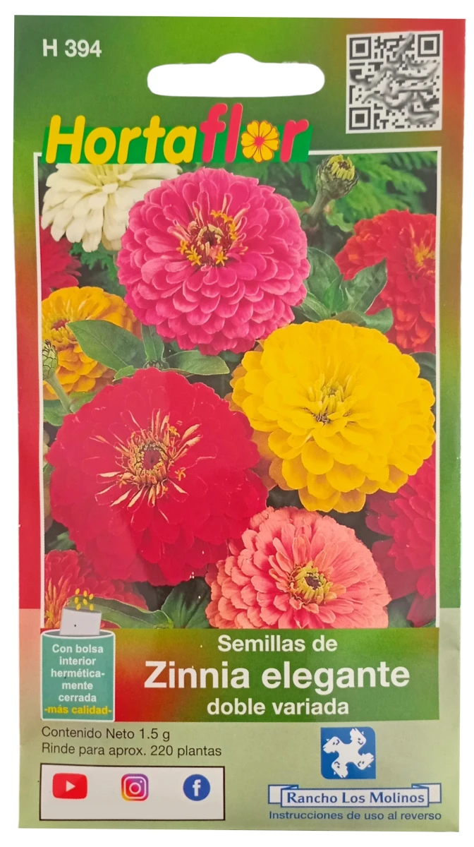 Foto de Semillas de Zinnia Elegante HORTAFLOR